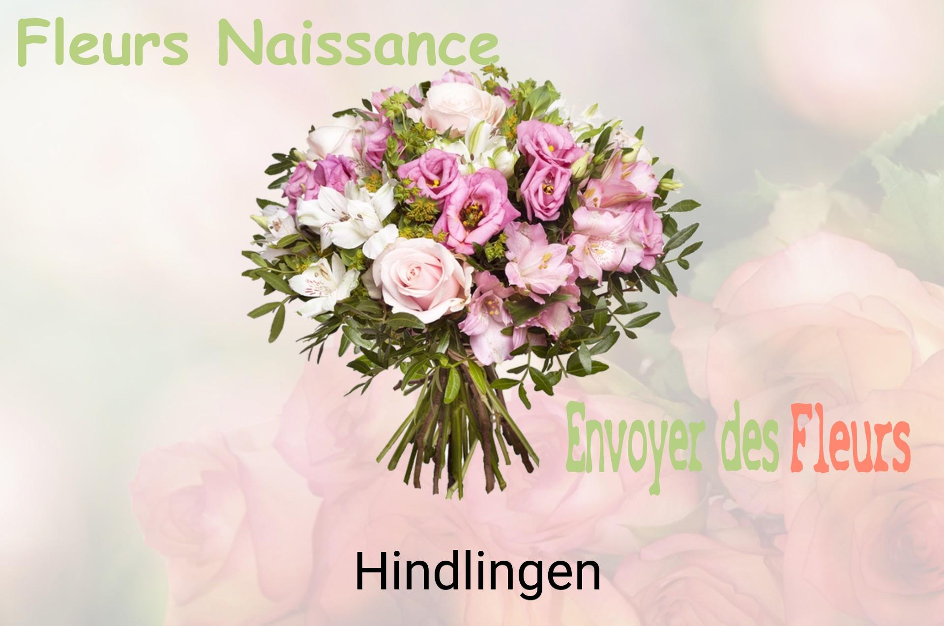 Bouquet de fleurs de naissance livré à Hindlingen